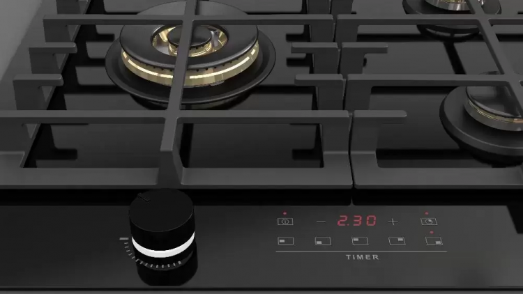 Fulgor FCLH 905 G T WK BK газовая варочная панель