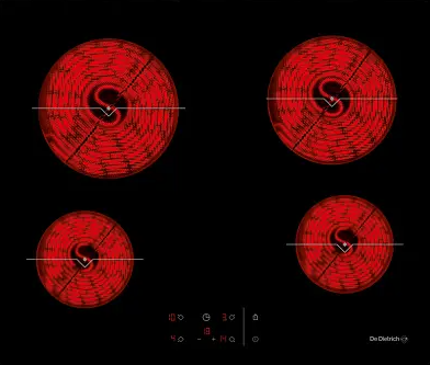 De Dietrich DPV7650B электрическая варочная панель 65 см
