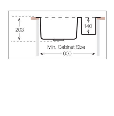 TopZero ColorX TNL340.70.30 GOLD ROSE мойка медь