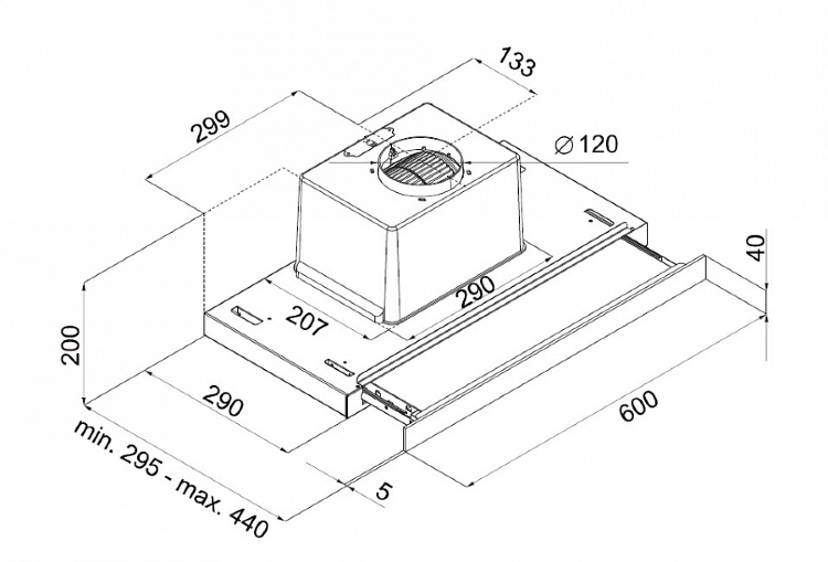 Maunfeld OUSE 50 Glass White вытяжка