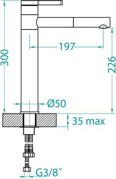 Alveus ZINA CHR - G02M смеситель
