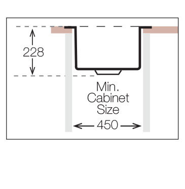 TopZero ColorX TNL450.505 GOLD ROSE мойка медь