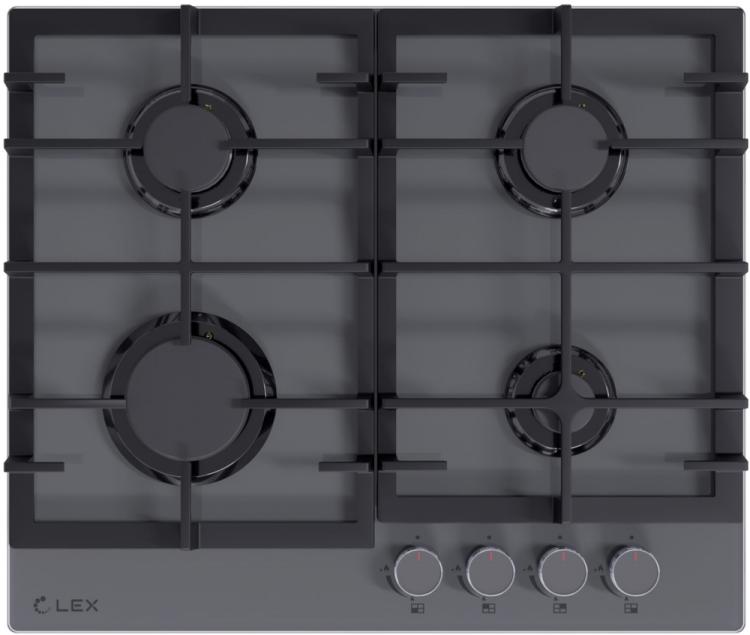 Lex GVG 642A GR  газовая варочная панель