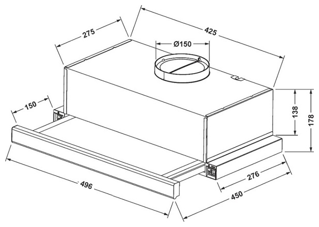 Monsher TELE II 50 X вытяжка
