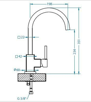 Alveus LAGO CHR смеситель