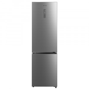 Korting KNFC 62029 X отдельностоящий холодильник с морозильником