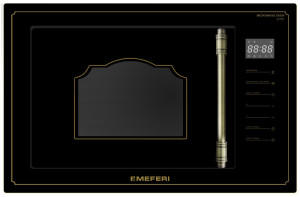 Meferi MMO6025BK RETRO встраиваемая микроволновая печь