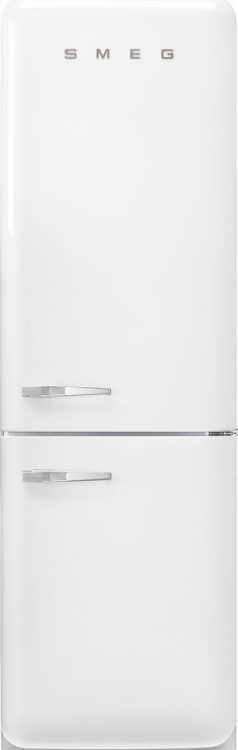 Smeg FAB32RWH5 отдельностоящий двухдверный холодильник стиль 50-х годов 60 см белый No-frost