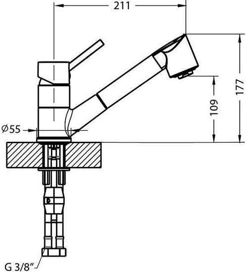Alveus CLEO-PS CHR VA смеситель