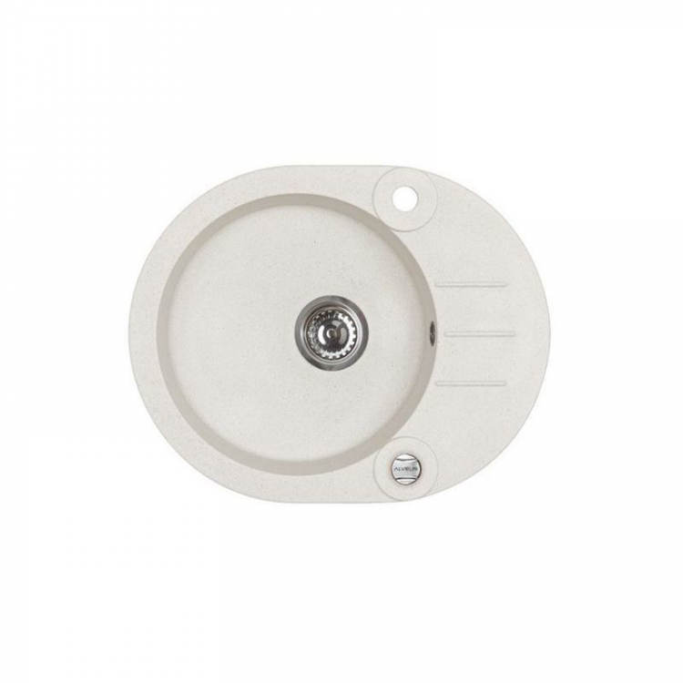 Alveus ROLL 40 GRANITAL ARCTIC-G11 595x475x160 1x кухонная мойка