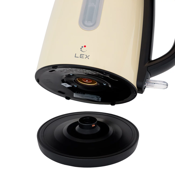 LEX LX 30017-3 чайник электрический бежевый