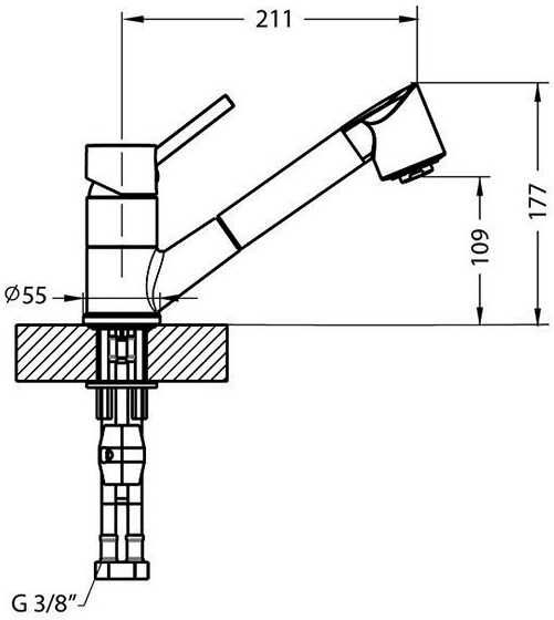 Alveus CLEO-PS ND	CHR смеситель