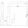 Longran Impact LM2104 - 10 смеситель гранит