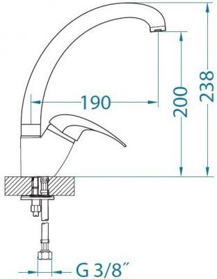Alveus GM 230 G55 AQ смеситель