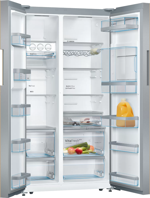 Bosch KAH92LQ25R отдельностоящий холодильник side-by-side