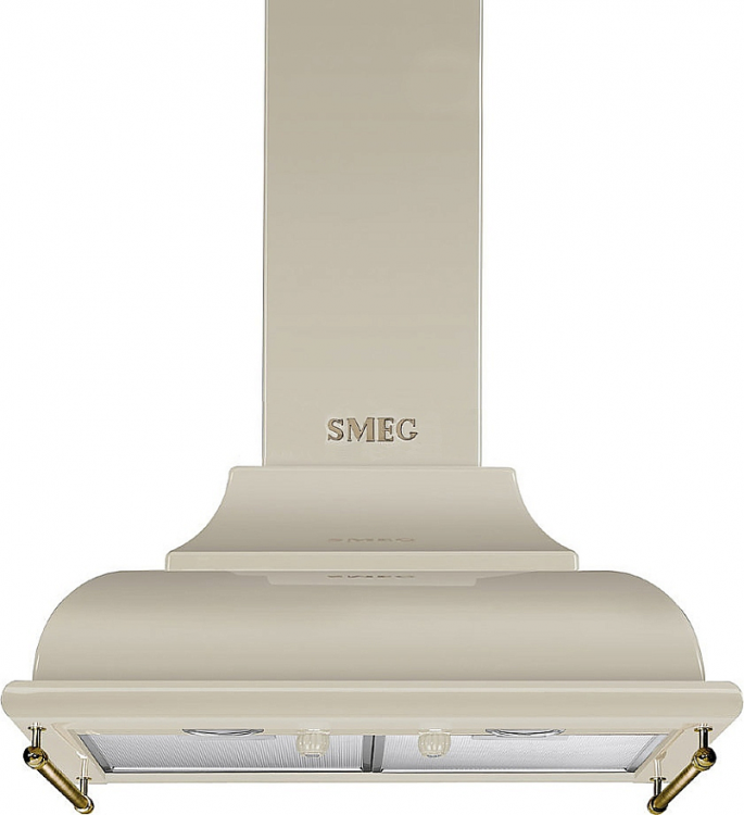 Smeg KC16POE вытяжка настенная кремовая