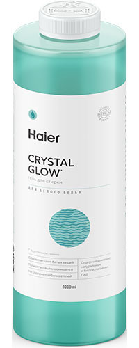 Haier Хрустальное сияние 1000 мл гельконцентрат для стирки белого белья
