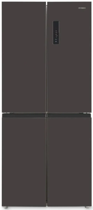 Hyundai CM45043F черная сталь холодильник трехкамерный