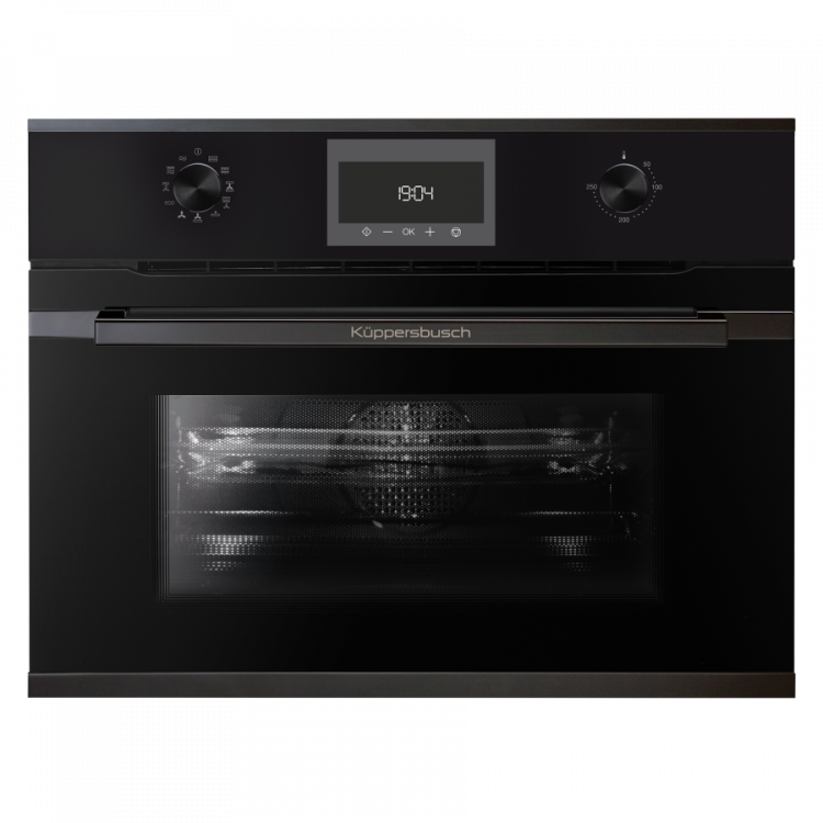 Kuppersbusch CBM 6330.0 S2 Black Chrome компактный духовой шкаф с микроволнами