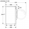 Bosch WLW24L40OE отдельностоящая стиральная машина