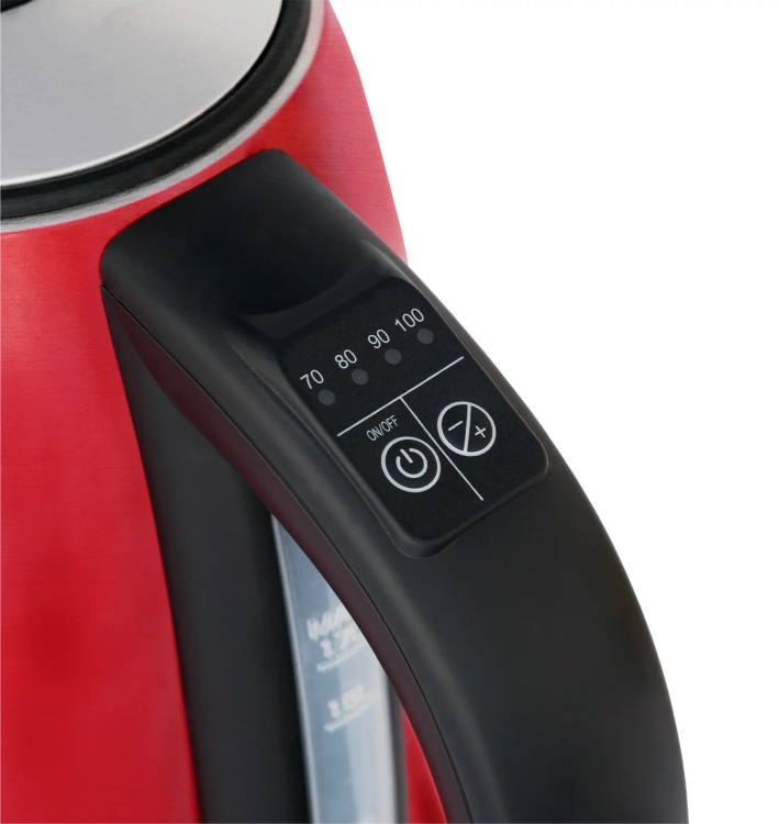 LEX LX 30021-2  чайник электрический красный