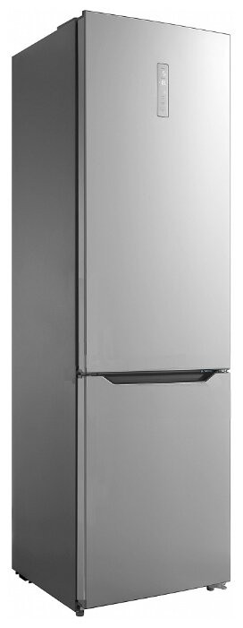 Korting KNFC 62017 X отдельностоящий холодильник с морозильником