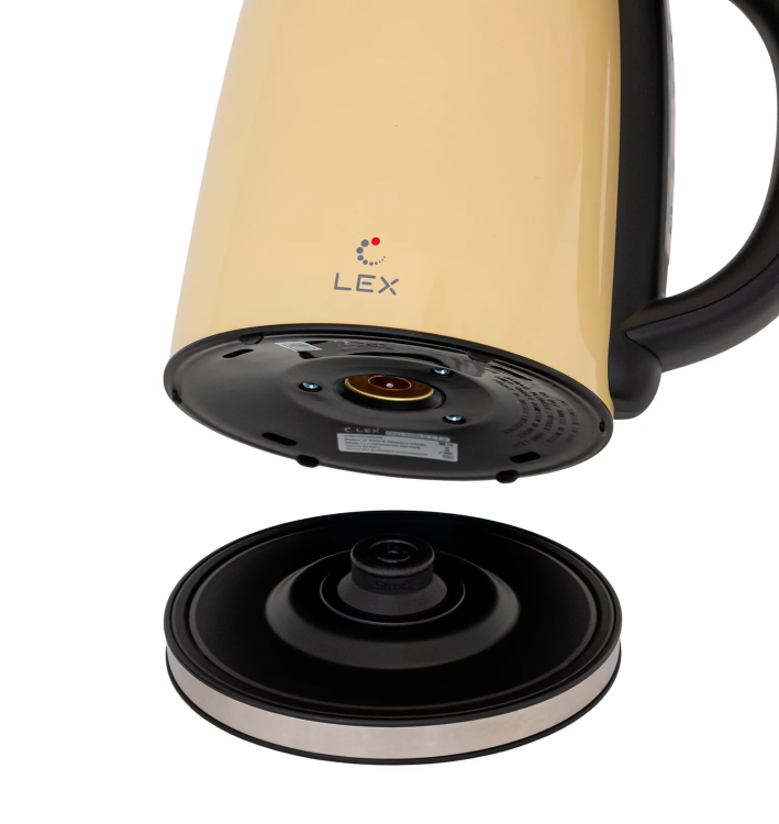 LEX LX 30021-3 чайник электрический бежевый