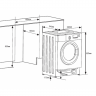 Maunfeld MBWM148S встраиваемая стиральная машина