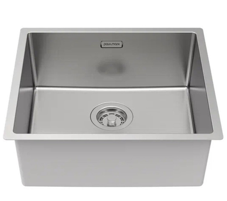 Paulmark LASSAN 49 UNI брашированная нерж сталь мойка