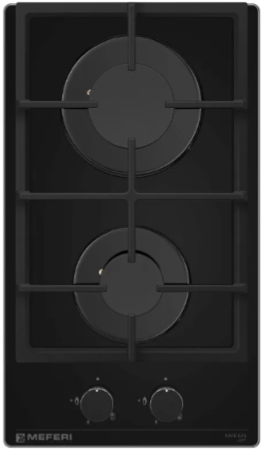 Meferi MGH302BK GLASS LIGHT газовая варочная поверхность