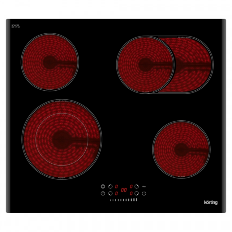 Korting HK 62550 B электрическая варочная панель