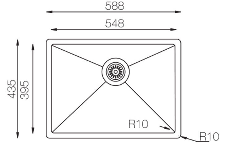 TopZero ColorX TNL 550 GOLD ROSE мойка кухонная