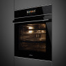 Smeg SFP6606WTPNX многофункциональный духовой шкаф с пиролизом SmegConnect 60 см черное стекло профи