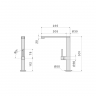 Falmec PURE STEEL FLAT смеситель