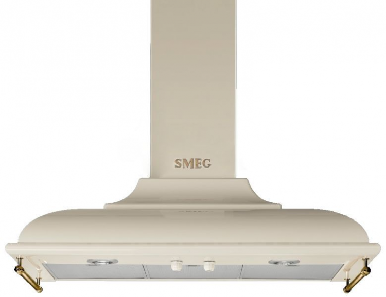 Smeg KC19POE вытяжка настенная 90 см кремовый