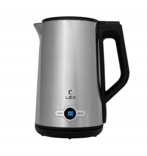 LEX LX 30022-1 чайник электрический брашированная сталь