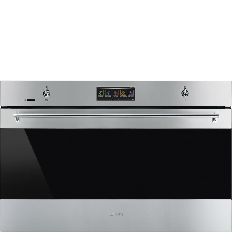 Smeg SFP9305WSPX многофункциональный духовой шкаф с пиролизом с функцией пароувлажнения SmegConnect