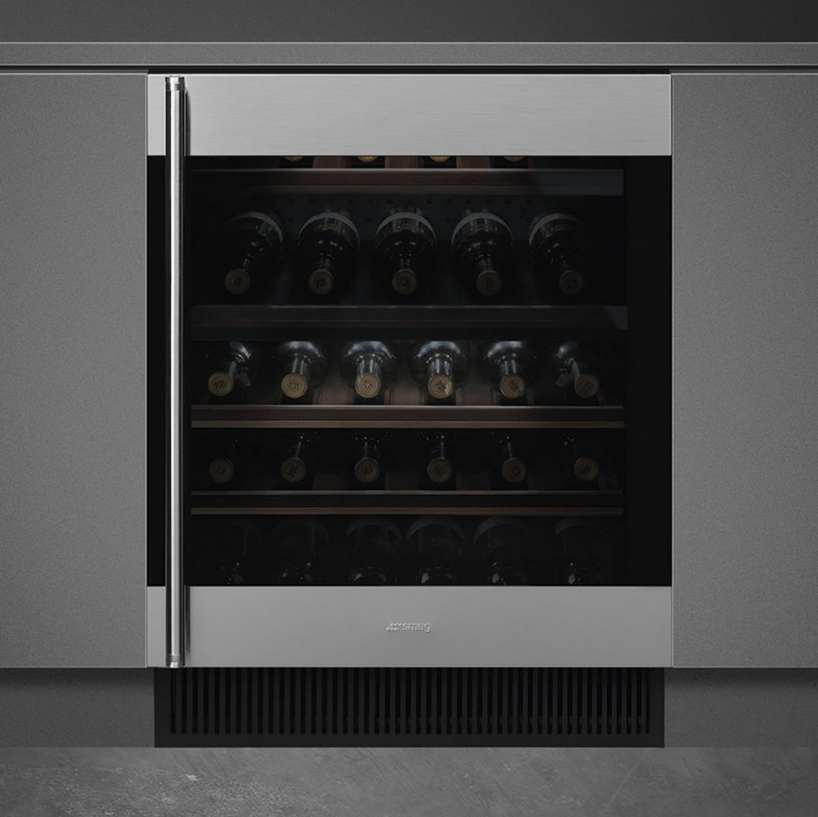 Smeg CVI338RX3 холодильный шкаф для вина встраиваемый