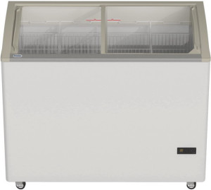 Haier SD-336AE с изогнутым стеклом морозильный ларь