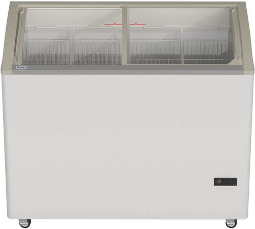 Haier SD-336AE с изогнутым стеклом морозильный ларь