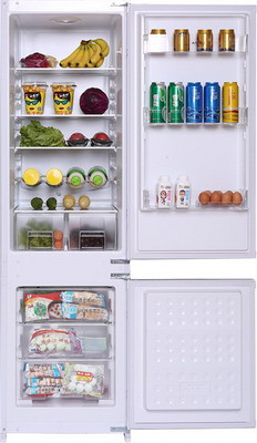 Haier HRF 225 WBRU встраиваемый двухкамерный холодильник