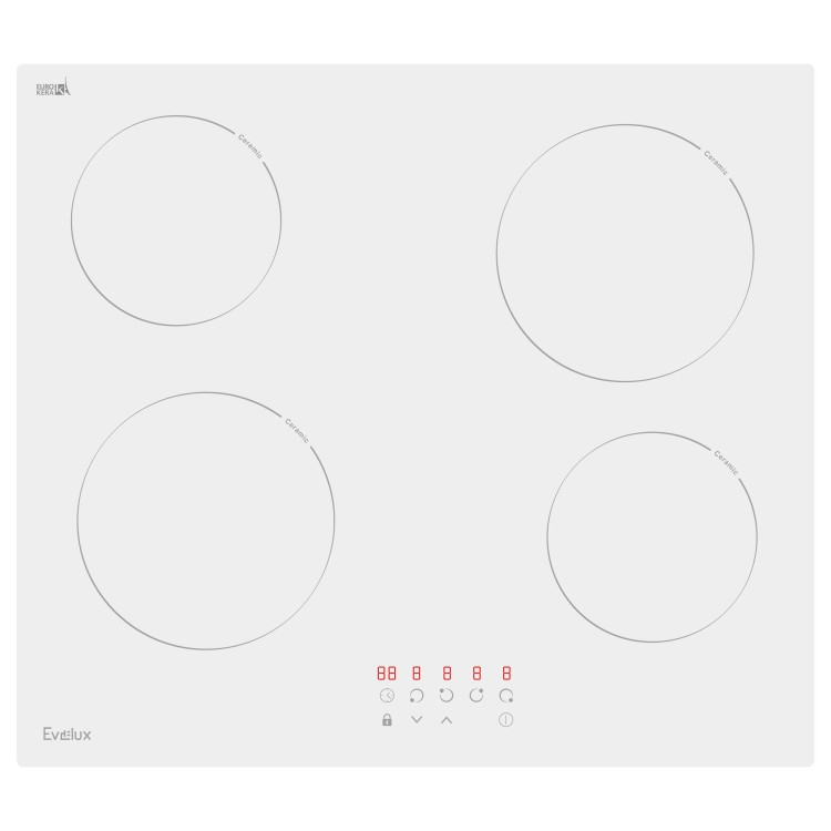 Evelux HEV 640 W электрическая варочная панель