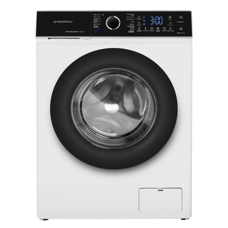 Maunfeld MFWM106IWHT отдельностоящая стиральная машина