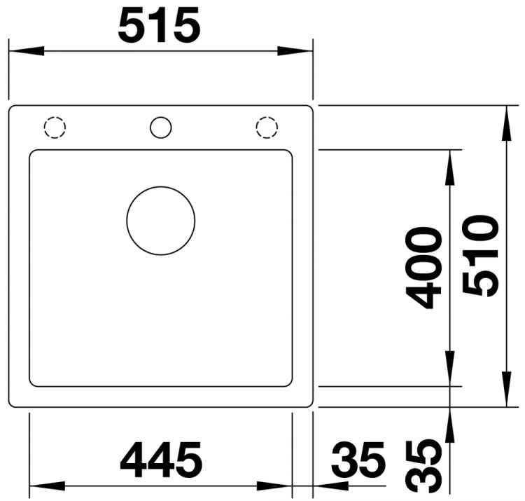 Blanco PLEON 5 белый 521672 мойка