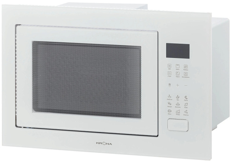 Krona steel REIN 60 WH встраиваемая микроволновая печь