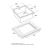 Paulmark ALLER 44 UNI брашированное золото PVD мойка