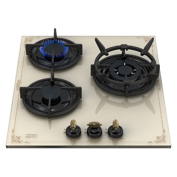 Krona steel PGA 45 ANIMA IV газовая варочная поверхность