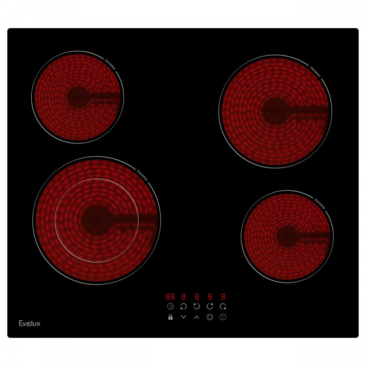 Evelux HEV 641 B электрическая варочная панель