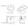 Alveus GRANITAL ATROX 30 BEIGE - G55 590 X 500 1X кухонная мойка