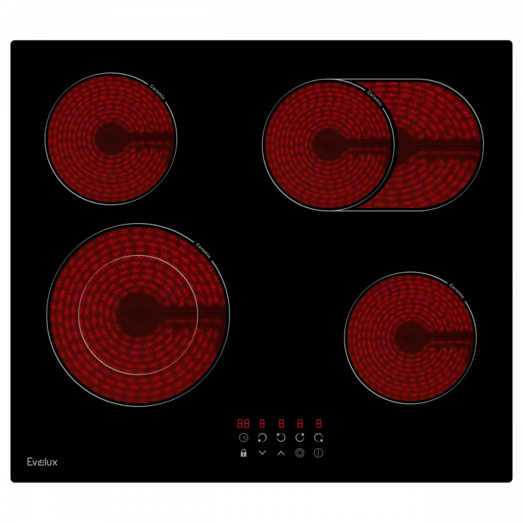 Evelux HEV 642 B электрическая варочная панель
